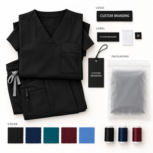 Uniformes Médicos Unisex de Moda con Logotipo Personalizado del Fabricante 2026, Corte Regular, Pantalones Deportivos, Uniformes de Enfermería - Product Image 5