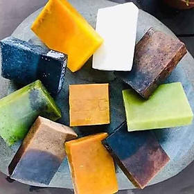 Handmade, Luxurious, Eco-friendly Sea Moss <b>Soap</b> From Vietnam That Is Safe for Hands and Body Blue Lotus - Product Image 2