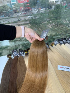 Extensiones de Cabello Vietnamitas 100% Naturales, Color Castaño Claro, Punta Plana, Liso, Alta Calidad, Precio de Mayoreo - Product Image 6