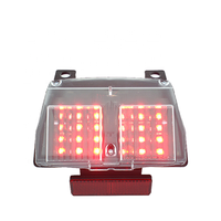 Luz Trasera LED Integrada de 12V con Certificación E-MARK y Lente Ahumada, Plug & Play para Motocicletas Ducati 996 916 748 998 1994-2004