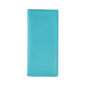 Cartera larga de cuero genuino para hombre, estilo clásico y delgado, tarjetero y monedero - Product Image 1