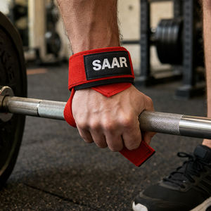 Top Selling Customized Color Logo Lifting Gym <b>Training</b> Lifting Straps Non Slip Cotton Neoprene Polyester Unisex Adjustable Grip - Product Image 6