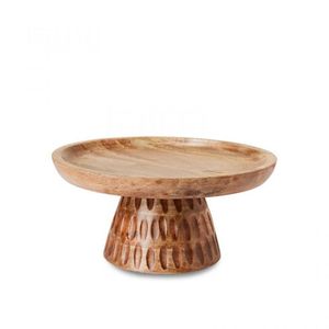 Luxury centerpiece Round Wood Cake Stand Handmade Pedestal Dessert Display <b>for</b> Wedding Birthday Party <b>Table</b> <b>for</b> hotel - Product Image 2