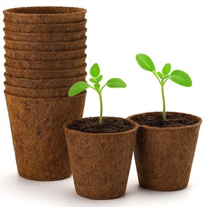 Cilindro cuadrado de fibra de coco para vivero, maceta de flores de jardín, tamaño personalizado disponible, bajo costo de envío - Product Image 5