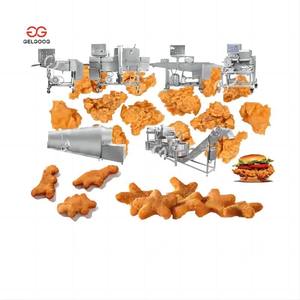 Línea de Producción de Empanadas de Carne, Máquina para Hacer Empanadas de Alta Eficiencia de 100KW, Equipo para Hacer Hamburguesas y Nuggets de Pollo, 220V/380V - Product Image 1