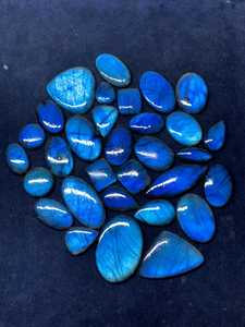 MAHNAJ GEMS Natural Blue Labradorite Oval Cut Color Change Mixed Sizes Jaipur Gemstones - Product Image 5
