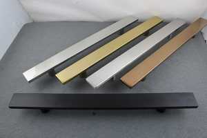 Modern Brass Cabinet Bar Handles Minimalist Design Black <b>Gold</b> Finish Durable Furniture Hardware Kitchen <b>Drawer</b> <b>Pulls</b> - Product Image 6