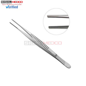 Pince chirurgicale à pouce droite DeBakey en acier inoxydable de qualité supérieure, 15 cm, pour tissus et vaisseaux, médicale, atraumatique - Product Image 4