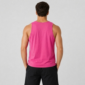 Camiseta Deportiva Básica para Hombre, Sin Mangas, Ligera, Mezcla de Algodón, Transpirable, Informal, para Fitness, Running, Gimnasio, Verano - Product Image 3