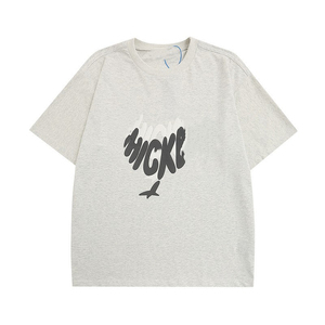 T-shirt pour homme de style personnalisé, confortable et de qualité supérieure, couleur unie, imprimé sur le devant, 100% coton, respirant - Product Image 6