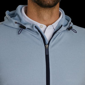 Casual Wear Breathable Winter Men's Zipper Hoodies with Embroidery Premium Quality Fleece Fabric Customizable Adult Sizes - Product Image 4