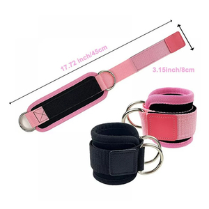 Correas de Tobillo Unisex para Levantamiento de Pesas, Transpirables, de 10 mm de Grosor, Talla Grande, para Entrenamiento en Gimnasio, Servicio OEM para Adultos, Precio Económico - Product Image 2