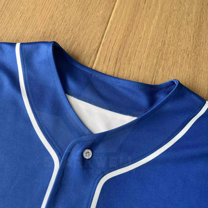 Camiseta de Béisbol Azul para Hombre, Manga Corta, Sublimada, Absorbe la Humedad, Corte Regular, para Todas las Temporadas - Product Image 6
