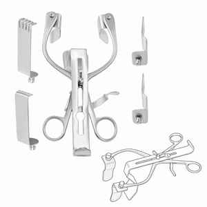 เครื่องมือผ่าตัดแบบแมนนวลคุณภาพสูงสำหรับการขยายช่องทวารหนัก SPHINCTER RETRACTOR ทำจากเหล็กกล้าไร้สนิม ยี่ห้อ Millin ขนาด 22 ซม. สำหรับการผ่าตัดต่อมลูกหมาก - Product Image 1