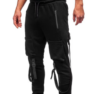 Pantalon cargo et pantalon homme Solid Trader Urban Fashion, coupe slim moderne, matière douce au toucher, poches utilitaires polyvalentes, longue durée de vie. - Product Image 2