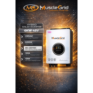 Micro-onduleur solaire hybride véritable 6,2 kW, monophasé 3,6/6 kW, 24 VDC, sortie 5 kW - Product Image 3