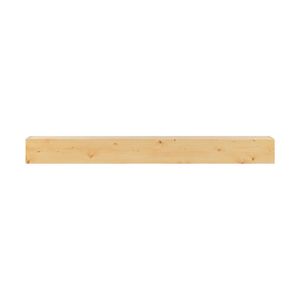 Cornice per Caminetto in Legno Naturale 60'' X 8'', Capacità di Carico 50 Libbre, Set di Accessori per Caminetto Sospeso Stile Rustico - Product Image 1