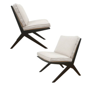 Sillón Moderno de Madera Maciza Tapizado para Jardín, Sala de Estar, Hotel, Resort, Cafetería - Product Image 5