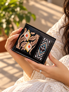 Cartera de Cuero Hecha a Mano de Moda, Gran Capacidad, Estilo Vintage, Plegable, Unisex, para Uso Diario - Product Image 3