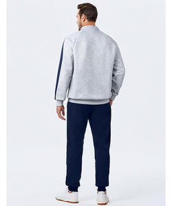 Conjunto Deportivo de Pantalones y Sudadera con Capucha para Hombre, Color Sólido, Casual, de Secado Rápido, Transpirable, Marca de Moda, Tejido de Punto, Novedad 2025 - Product Image 2