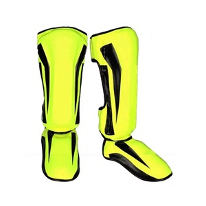 Protège-tibias en cuir de haute qualité pour MMA, Muay Thai et Kickboxing - Product Image 1