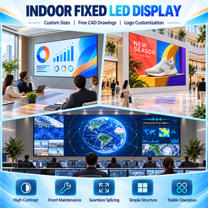 Panneau d'affichage LED intérieur P2, 3840 Hz, haute résolution, service frontal, mur vidéo LED sans soudure pour salle de conférence - Product Image 4