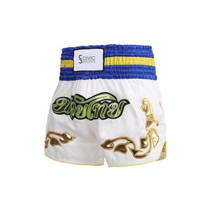 Pantalones cortos de boxeo Muay Thai de alta calidad para hombre, pantalones cortos de Kickboxing para entrenar muay thai - Product Image 5