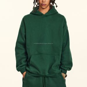 345gsm Sun Faded Quality Oversized Heavyweight Puff Print Hoodies <b>Men's</b> Tracksuits Custom <b>Men's</b> Hoodies Sweatshirts - Product Image 5