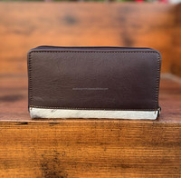 Nouveau Design Offre Spéciale Western véritable portefeuille en cuir de fourrure gaufré élégant à la main sculpture en cuir coques de téléphone de luxe femmes embrayages