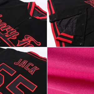 Wholesale high quality coat polyester windbreaker winter stylish baseball jackets plus size - Product Image 4
