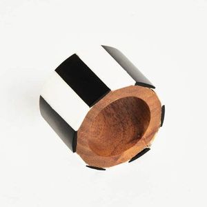 Anillo de servilleta decorativo de madera para una mesa de lujo, recepción de boda, hotel, restaurante, banquete, fiesta, hospitalidad - Product Image 4