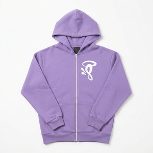Sudadera con capucha de forro polar pesado con cremallera completa para hombre, estilo oversize, ropa urbana, fabricante mayorista de marca privada - Product Image 3