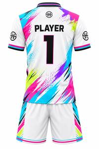 Ensemble Maillot et Short de Football Personnalisé pour Hommes – Tenue de Sport à Manches Courtes pour Équipe – Vente en Gros OEM ODM - Product Image 1