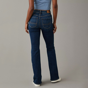 Pantalon en jean femme à prix abordable, style streetwear, plusieurs poches, séchage rapide, taille haute, léger - Product Image 5