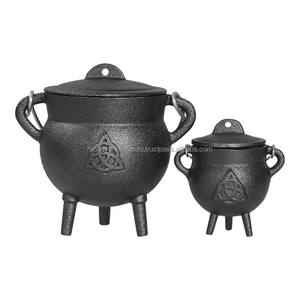 Caldero de Hierro Fundido al por Mayor con Asa Resistente, Olla Rituales Duradera para Quemar Incienso, Purificación, Decoración de Altar y Uso Espiritual - Product Image 2