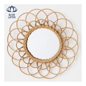 EN TENDENCIA AHORA: Espejo de Ratán 2026 con Marco Hecho a Mano, Decoración de Pared que Aumenta el Efecto de Profundidad y Decora Paredes Vacías para Espacios de Vida - Product Image 6