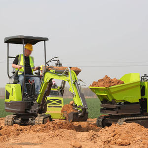 2026 Free Shipping for Mini Excavator Koop Engine Eaton Hydraulic Motor 1 Ton Crawler <b>Micro</b> Digger Farm High Digging Power Sale - Product Image 3
