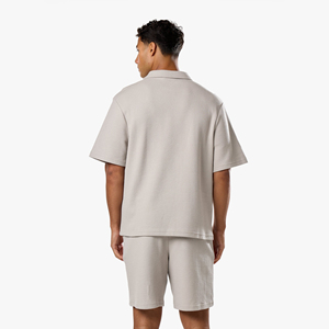 Custom Wholesale Casual Summer Breathable Knitted Men's Polo <b>Shirts</b> - Product Image 3