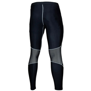 Pantalons de compression longs pour hommes adultes avec surpiqûres contrastées, leggings de yoga extensibles dans quatre directions sans couture - Product Image 2