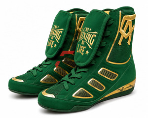 No Boxing No Life, Zapatos de Boxeo de Primera Calidad, Personalizables en Todos los Colores, Profesionales, Ajustables, con Cierre de Cordones, Antideslizantes, OEM - Product Image 4