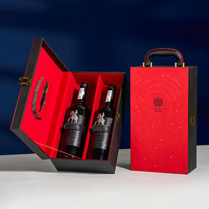 Caja de Regalo Rígida de Alta Gama para Vino Tinto, Tequila y Licores, Fabricada en PU con Protección UV, Diseño Creativo, Hecha a Mano, Personalizable - Product Image 5