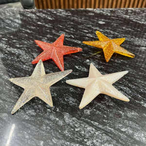 Étoile de Noël en résine personnalisée pour impression par sublimation Décoration de vacances parfaite Cadeau personnalisé pour la maison ou le bureau - Product Image 1