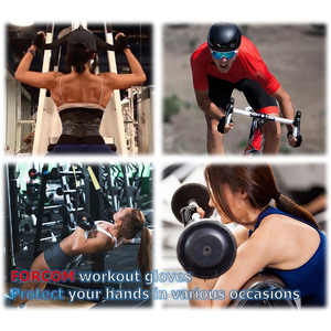 High Quality Custom Fitness <b>Weight</b> lifting Gloves Breathable Adjustable <b>Hand</b> Support Gym Fitness Gloves - Product Image 5
