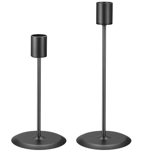 Porte-bougie écologique, durable, fait main, en métal argenté, qualité supérieure, pour hôtel, mariage, fête, table - Product Image 2