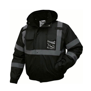Chaqueta de seguridad en oferta, chaqueta de trabajo para hombre, reflectante, personalizada, OEM, alta calidad, alta visibilidad, chaqueta de invierno visible. - Product Image 2