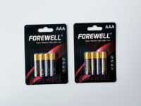 Pile alcaline à large contact FOREWELL LR6 AA 1,5 V, lot de quatre cartouches, 2700 mAh, anti-fuite, pour jouets, télécommandes et lampes de poche