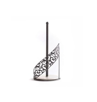 Porte-serviettes en fer forgé artisanal, design classique personnalisable, finition durable, organisateur de table, parfait pour la maison et les restaurants