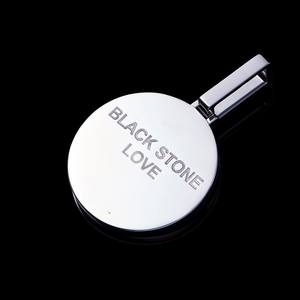 Collier Pendentif de Luxe pour Homme, Moissanite Ice Out, Argent 925, Chaîne Personnalisée avec Grand Disque de Diamants Baguette - Product Image 4