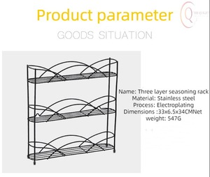 Estante de Almacenamiento Metálico Plegable con Instalación Tipo Gancho y Diseño Ecológico para Uso en la Cocina - Product Image 6