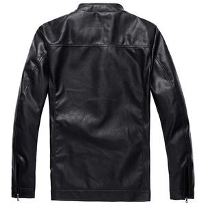 100% High Quality Cowhide Leather Jacket <b>Fabric</b> New Stylish Breathable Quick Dry Waterproof Reversible <b>Sherpa</b> Lined Men's - Product Image 2